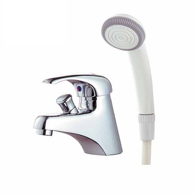 Vòi chậu liền sen 3 lỗ nóng lạnh Obiste OB439 - Image 5
