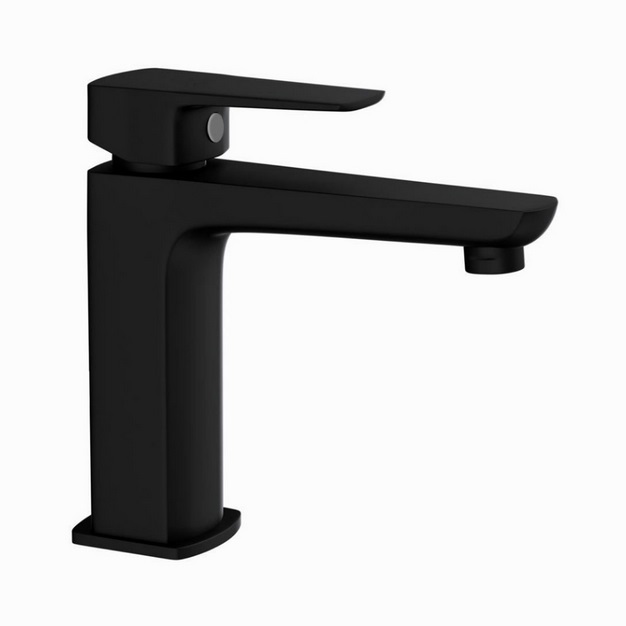 Vòi chậu rửa lavabo nóng lạnh cổ cao màu đỏ đồng JAQUAR Ấn Độ KUP-ACR-35005BPMV - Image 3