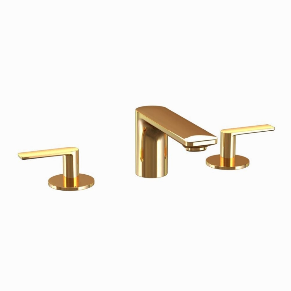 Vòi chậu rửa lavabo nóng lạnh cổ cao màu vàng đồng JAQUAR Ấn Độ KUP-ABR-35005BPMV - Image 3