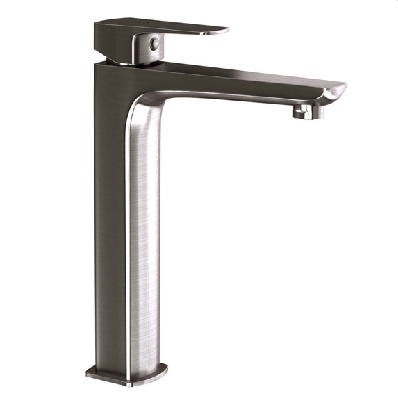 Vòi chậu rửa lavabo nóng lạnh cổ cao màu vàng đồng JAQUAR Ấn Độ KUP-ABR-35005BPMV - Image 6