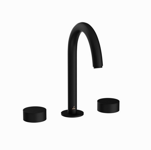 Vòi chậu rửa lavabo nóng lạnh màu đồng vàng JAQUAR Ấn Độ KUP-ABR-35011BPMV - Image 4