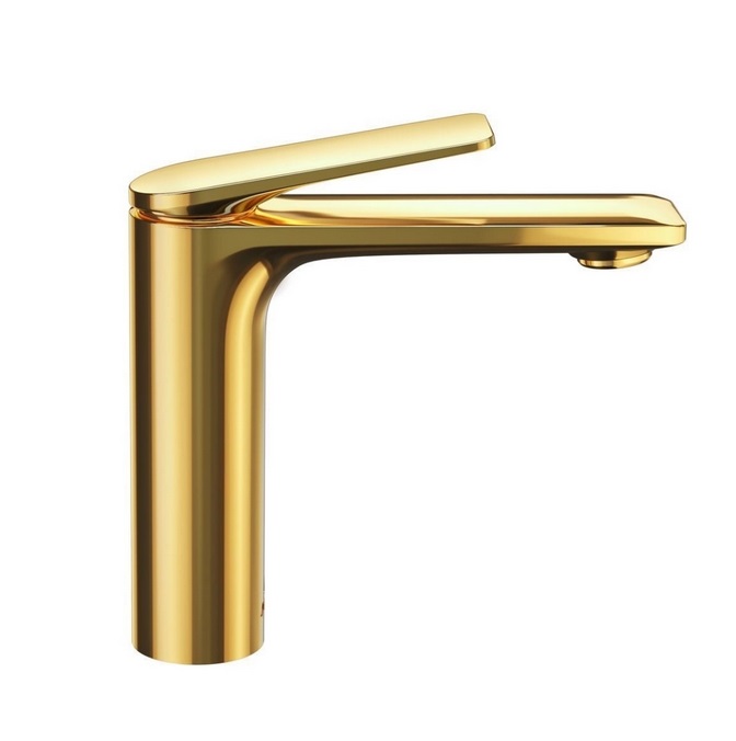 Vòi chậu rửa lavabo nóng lạnh màu đồng vàng JAQUAR Ấn Độ KUP-ABR-35011BPMV - Image 5