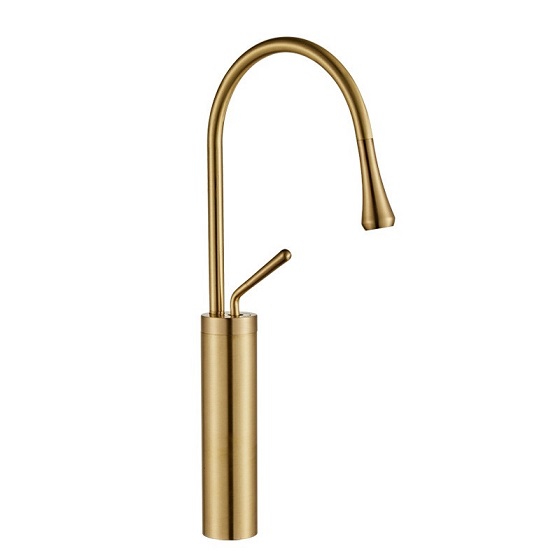 Vòi chậu rửa mặt 30cm mạ vàng CLM - Image 6