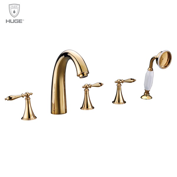 Vòi chậu rửa mặt lavabo màu đen Huge H-2600AB - Image 5