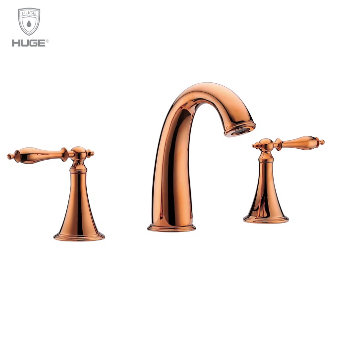 Vòi chậu rửa mặt lavabo màu đen Huge H-2600VB - Image 5
