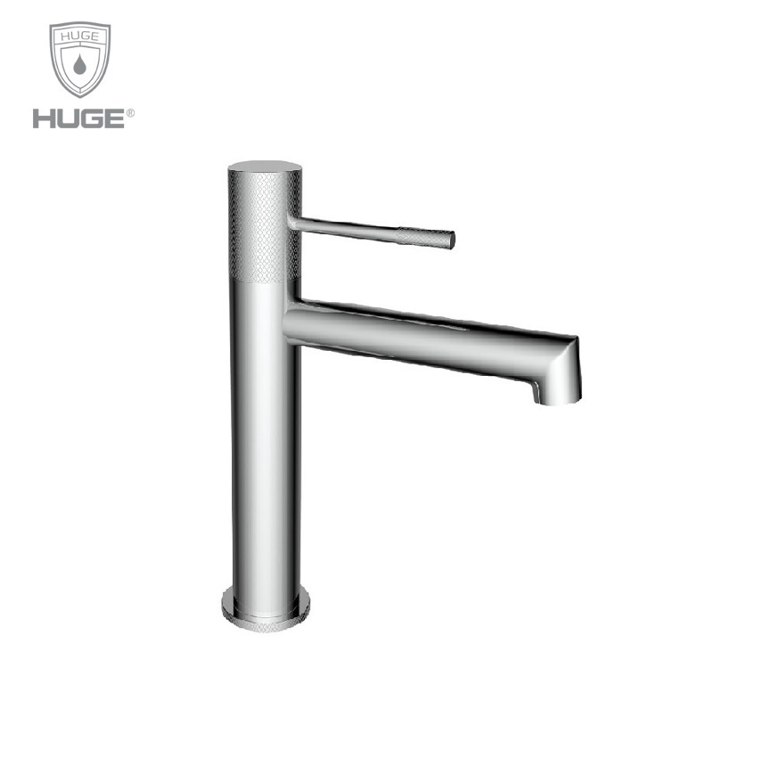 Vòi chậu rửa mặt lavabo màu đen Huge H-6200AB - Image 5
