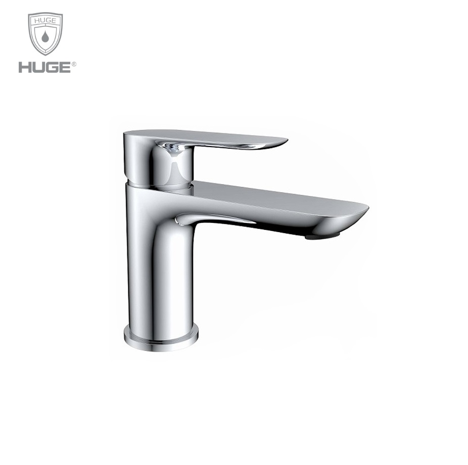 Vòi chậu rửa mặt lavabo màu đen Huge H-6200VB - Image 4