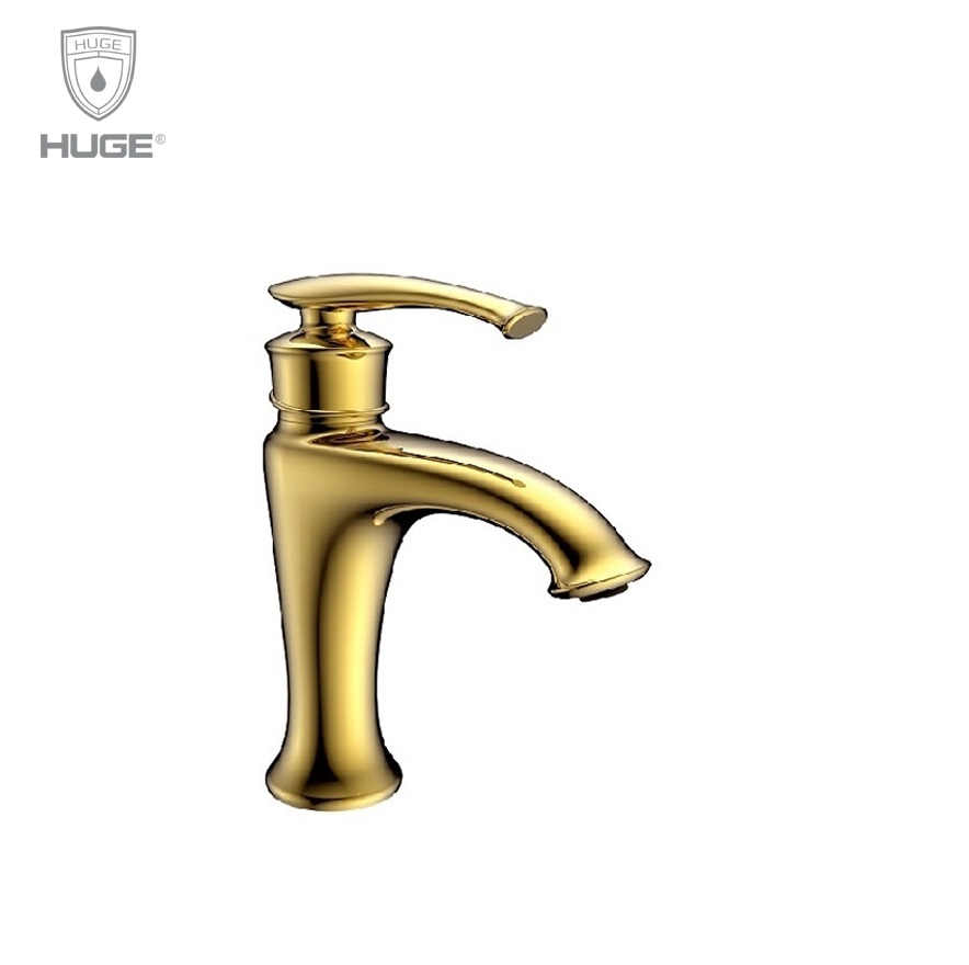 Vòi chậu rửa mặt lavabo màu đen Huge H-6200VB - Image 5