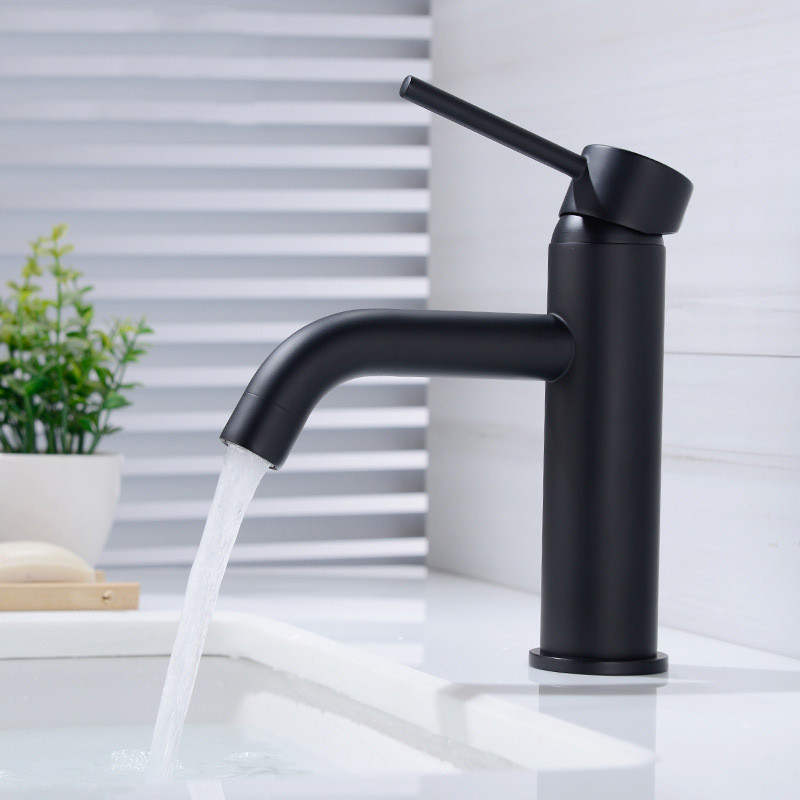 Vòi chậu rửa mặt nóng lạnh nghệ thuật cổ điển Miken MK-2011W - Image 4