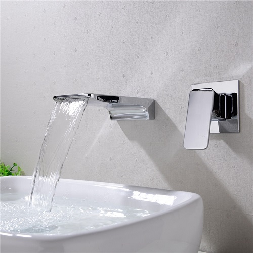 Vòi chậu rửa mặt nóng lạnh xoay 360 độ mạ vàng mờ Miken HD-BF03GM (Cao 20 hoặc 30cm) - Image 5