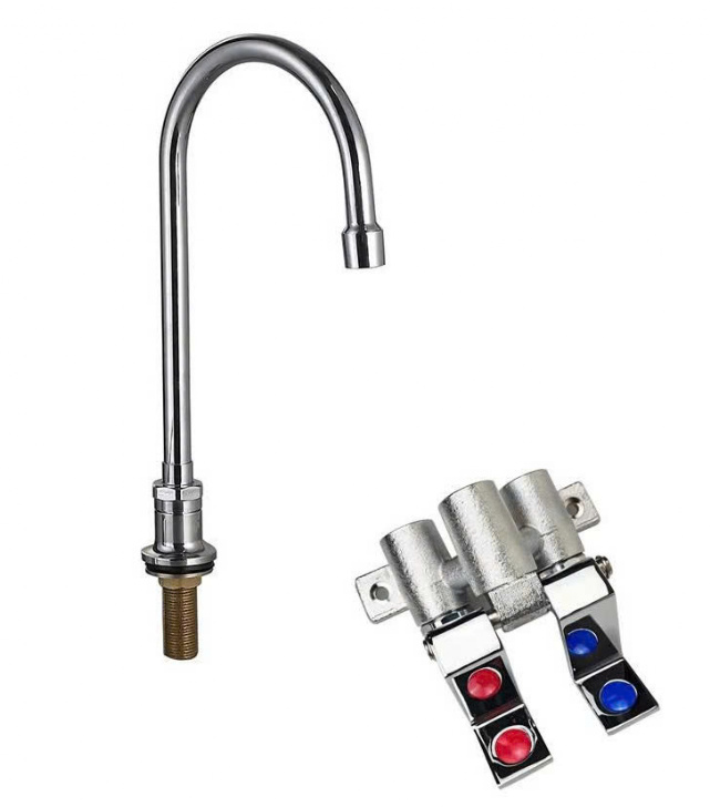 Vòi đạp chân nóng lạnh chậu rửa MK-0122D (Đặt hàng 10-15 ngày)