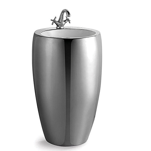 Vòi đặt sàn màu đen dùng cho chậu chân đứng và bồn tắm độc lập MKV-090B - Image 3