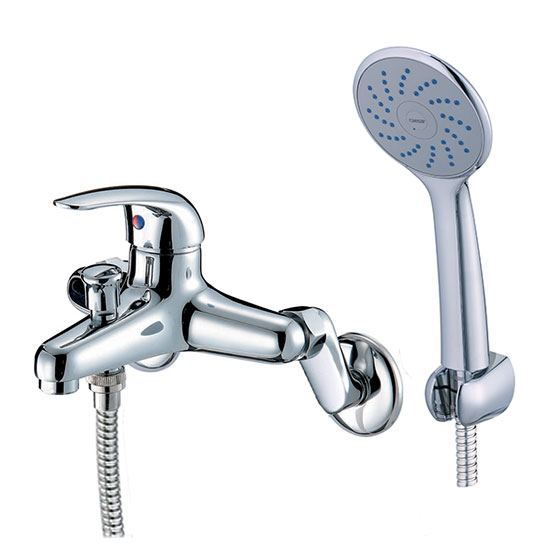 Vòi hoa sen tắm nóng lạnh màu trắng Caesar S393CW - Image 5
