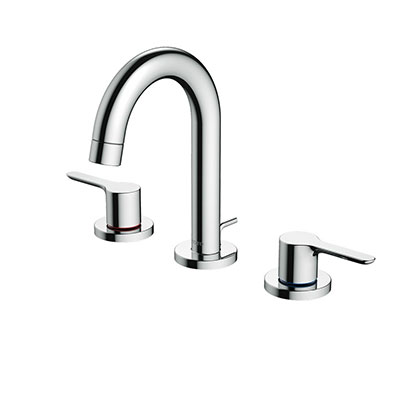 Vòi lavabo nóng lạnh cổ cao màu vàng pháp TOTO TLG10305B#PFG - Image 5
