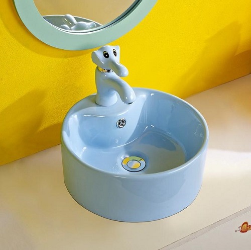 Vòi lavabo nóng lạnh trẻ em hình con voi ngộ nghĩnh - Image 3