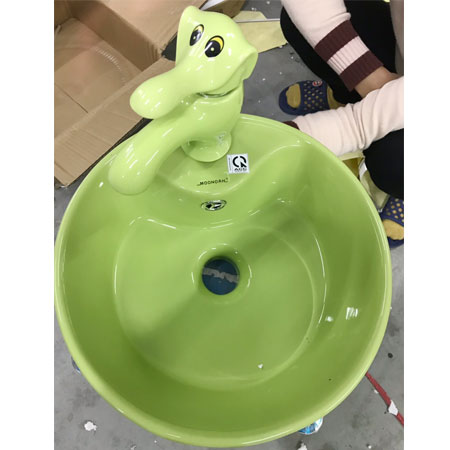 Vòi lavabo trẻ em hình con voi xanh ngộ nghĩnh - Image 6