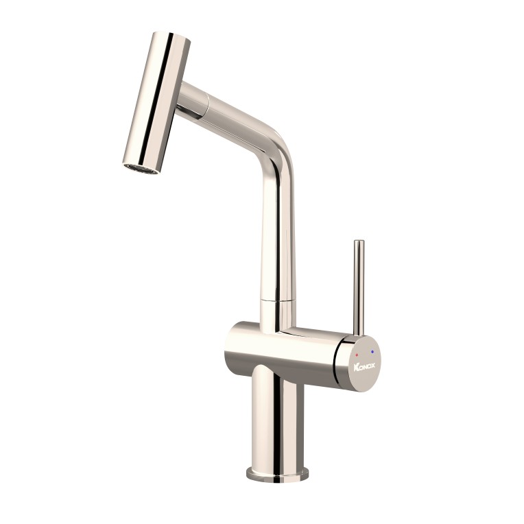Vòi rửa bát dây rút Konox Stream Chrome - Image 4