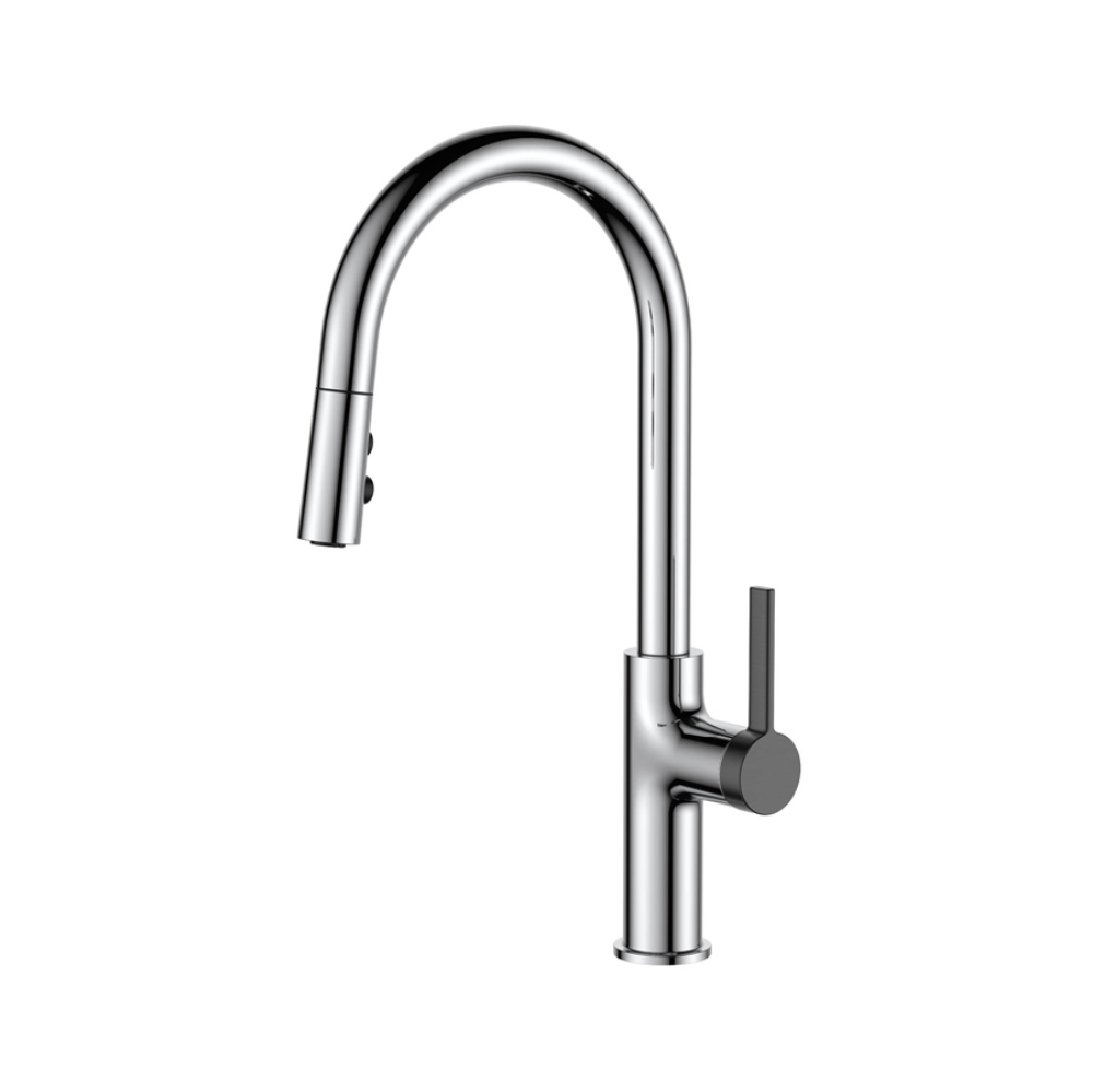 Vòi rửa bát dây rút màu đen Kluger KLF0008SB - Image 4