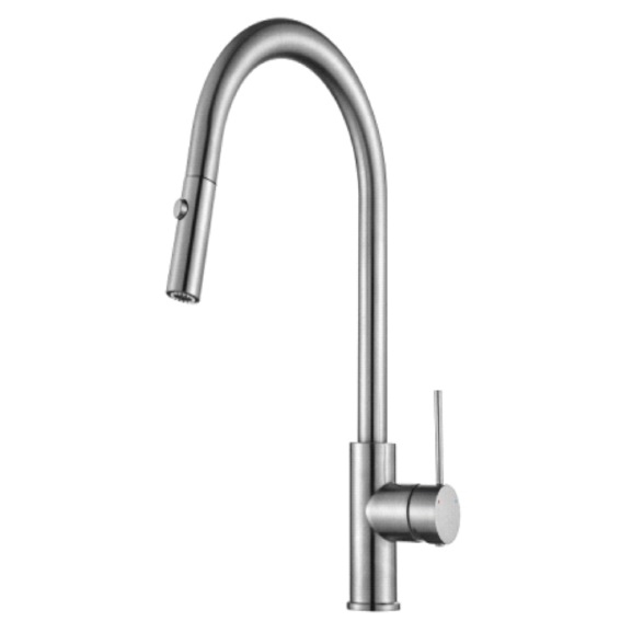 Vòi rửa bát dây rút Munchen Nickel MBF81821N - Image 4