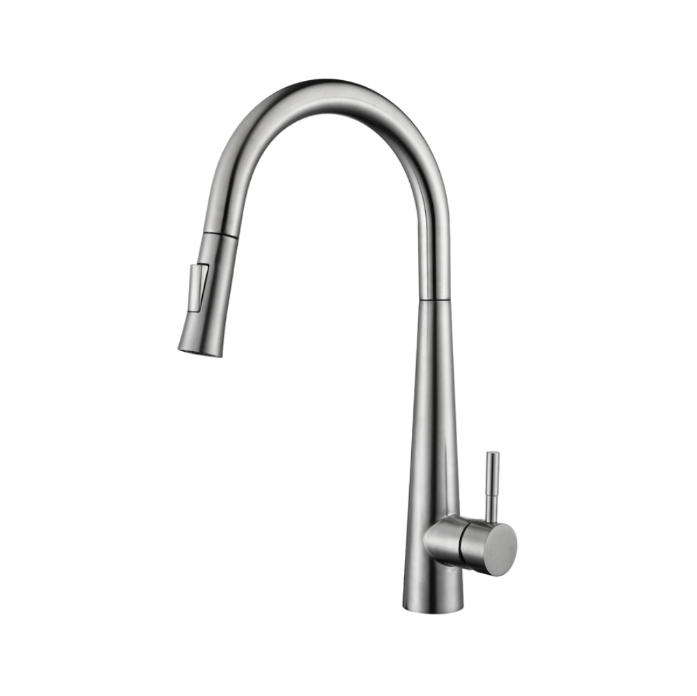 Vòi rửa bát dây rút nóng lạnh màu đen PLUTO KLUGER KLF0005B - Image 5