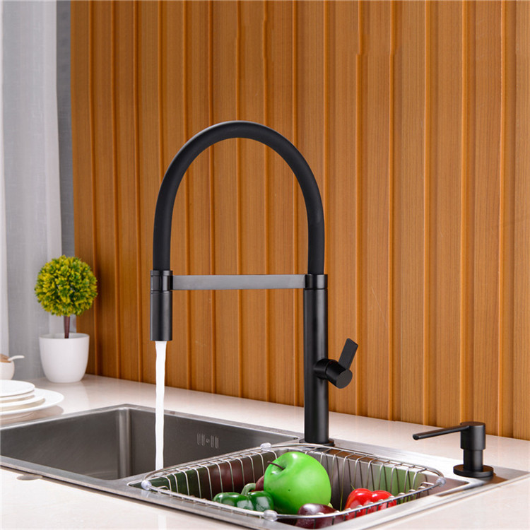 Vòi rửa bát gấp gọn dùng cho chậu bếp, chậu giặt, chậu công nghiệp màu xám ghi Gray Miken MK-171GR - Image 5