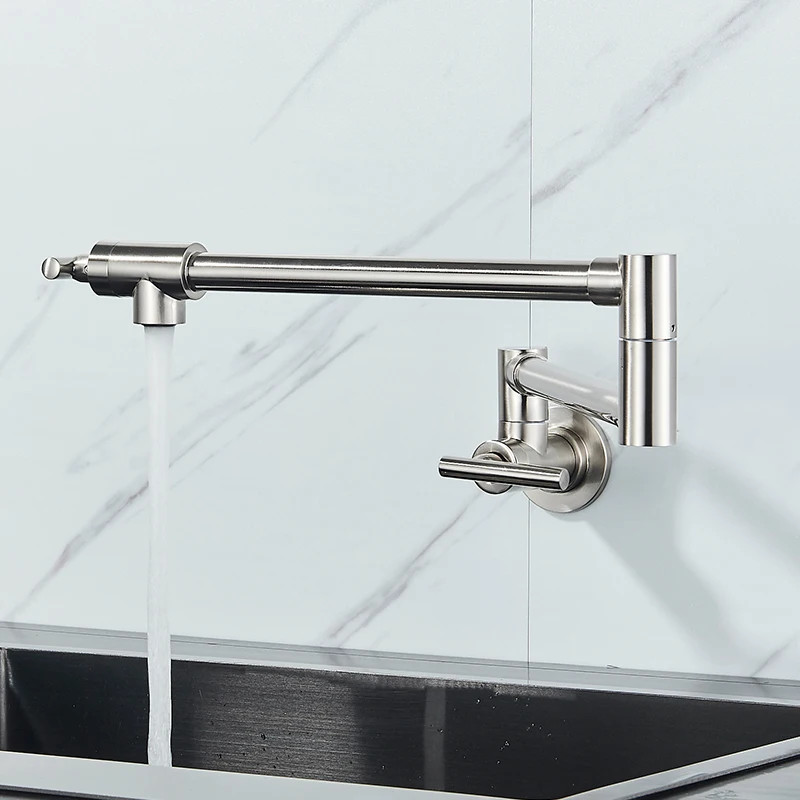 Vòi rửa bát gấp gọn dùng cho chậu bếp, chậu giặt, chậu công nghiệp Miken MK-171M