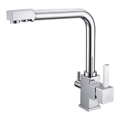 Vòi rửa bát Hàn Quốc nóng lạnh cắm tường dây rút Samwon PFS-151 - Image 3