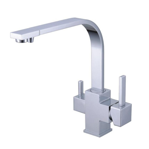 Vòi rửa bát màu vàng nóng lạnh rút dây Miken MK-0578G ( Bóng hoặc mờ) - Image 4