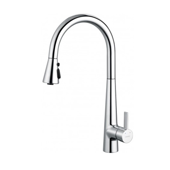 Vòi rửa bát nóng lạnh Caesar K905C (dây rút)