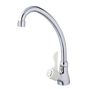 Vòi rửa bát nóng lạnh Caesar K915C (dây rút) - Image 5
