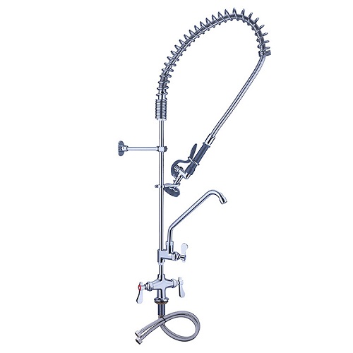Vòi rửa bát nóng lạnh công nghiệp cắm tường MN 012-12 (Đặt hàng 10 ngày) - Image 3