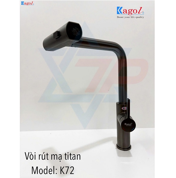 Vòi rửa bát nóng lạnh đầu xoay 360 Kagol K28 - Image 3