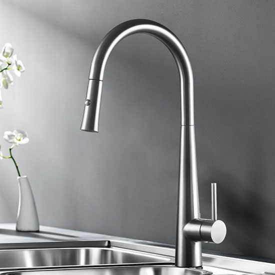 Vòi rửa bát nóng lạnh dây rút Geler GL-289 - Image 3