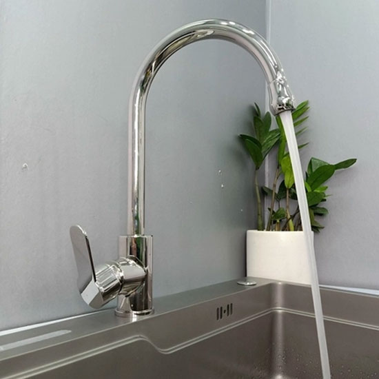 Vòi rửa bát nóng lạnh dây rút Grunder GR-632-2C - Image 5