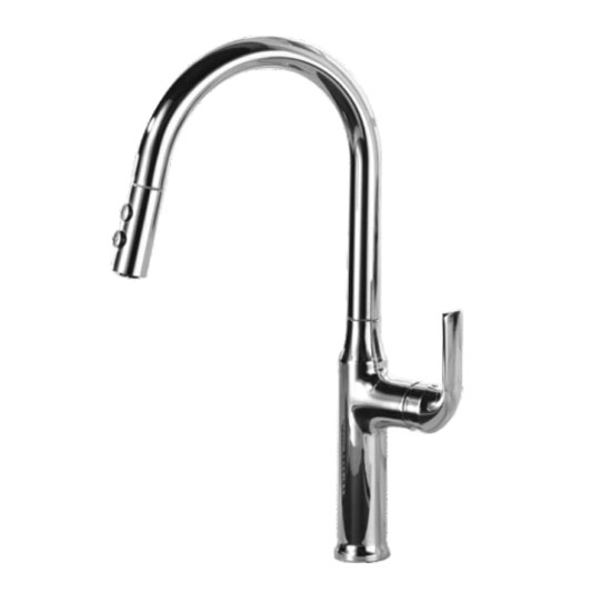 Vòi rửa bát nóng lạnh dây rút Grunder GR-VC650B - Image 4