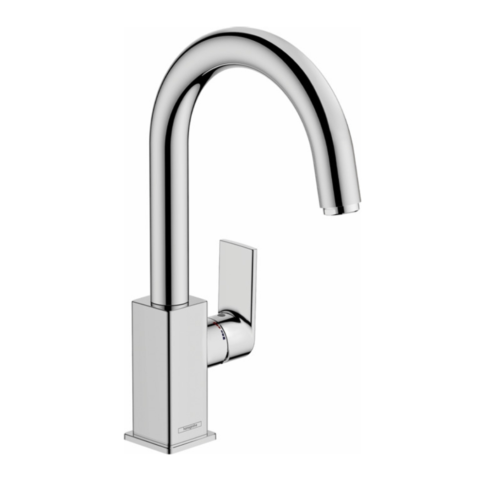 Vòi rửa bát nóng lạnh dây rút HG Focus M41 240 Hansgrohe 73880000 - Image 3