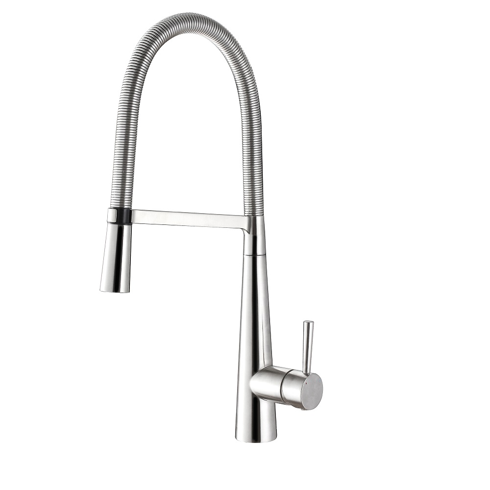 Vòi rửa bát nóng lạnh dây rút Konox Alto Chrome - Image 5