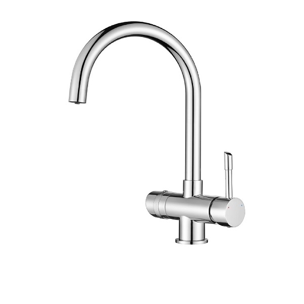 Vòi rửa bát nóng lạnh dây rút Konox Volta Nickel - Image 5