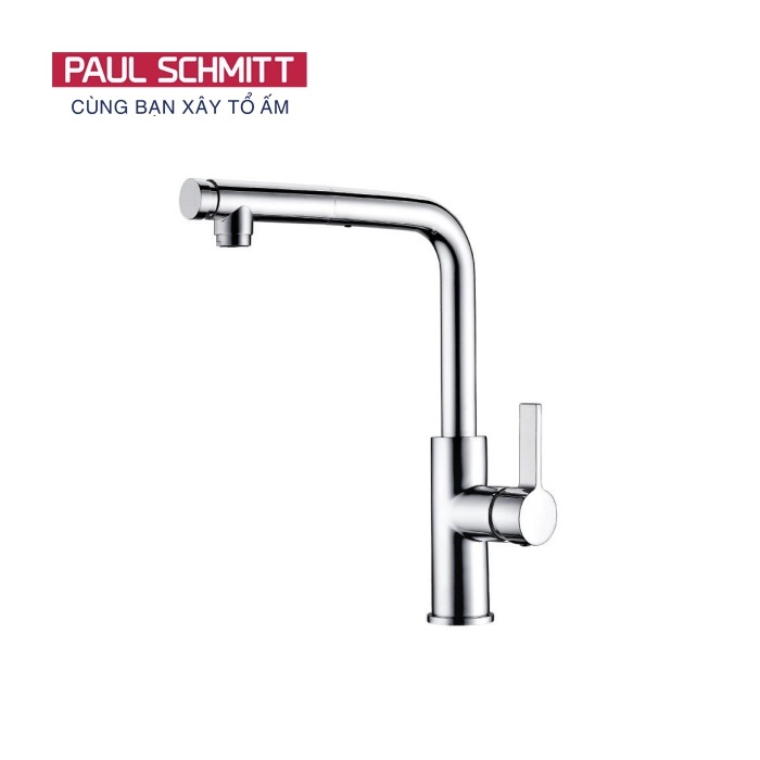 Vòi rửa bát nóng lạnh dây rút Paul Schmitt PA318K - Image 4