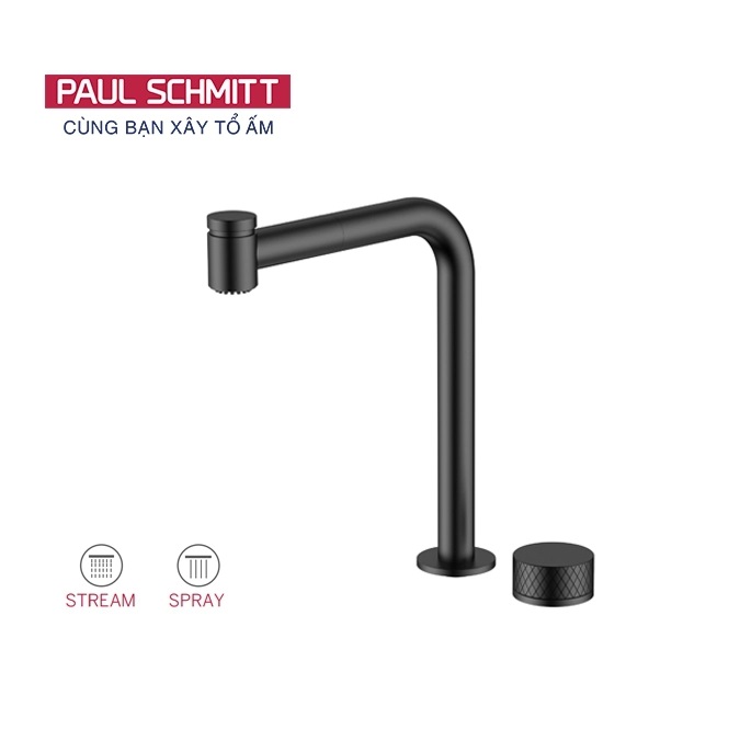 Vòi rửa bát nóng lạnh dây rút Paul Schmitt PA325KCBQ - Image 3