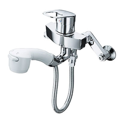 Vòi rửa bát nóng lạnh dây rút Toto TKS05305JA - Image 4