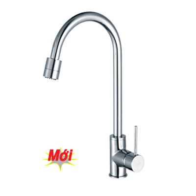 Vòi rửa bát nóng lạnh gắn tường Caesar K527C - Image 5