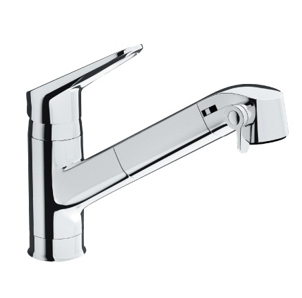 Vòi rửa bát nóng lạnh Inax SFV-212S (Tay lỗ) - Image 5