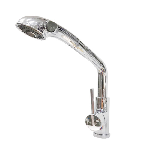 Vòi rửa bát nóng lạnh mạ màu vàng kết hợp vòi RO Miken MK-2027GRO - Image 3
