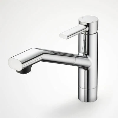 Vòi rửa bát nóng lạnh nội địa Nhật Bản KVK KM5021T (Dây rút) - Image 5