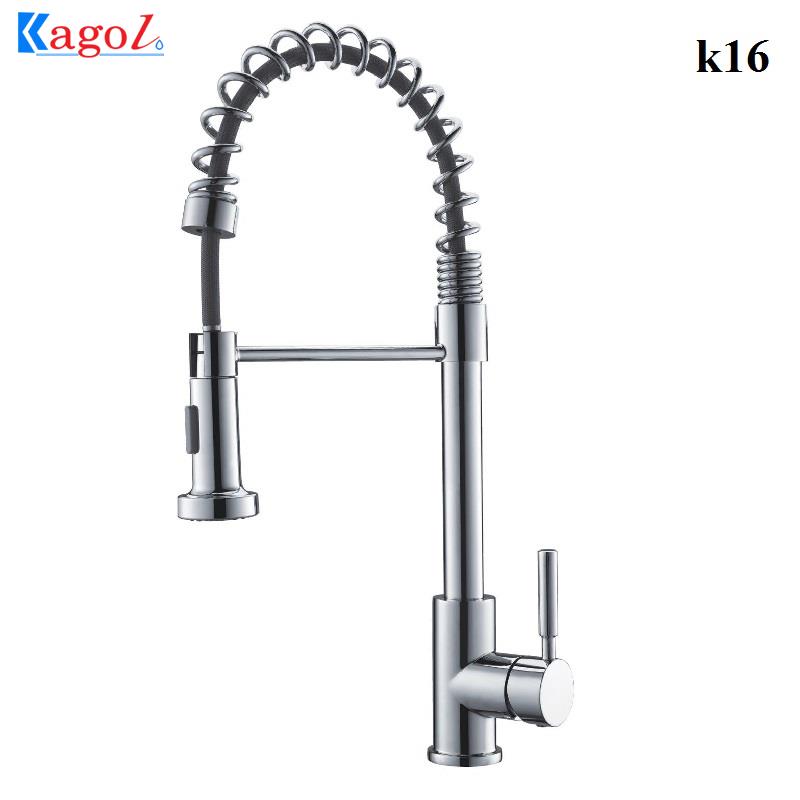 Vòi rửa bát nóng lạnh thân dẹt Kagol K51 - Image 4