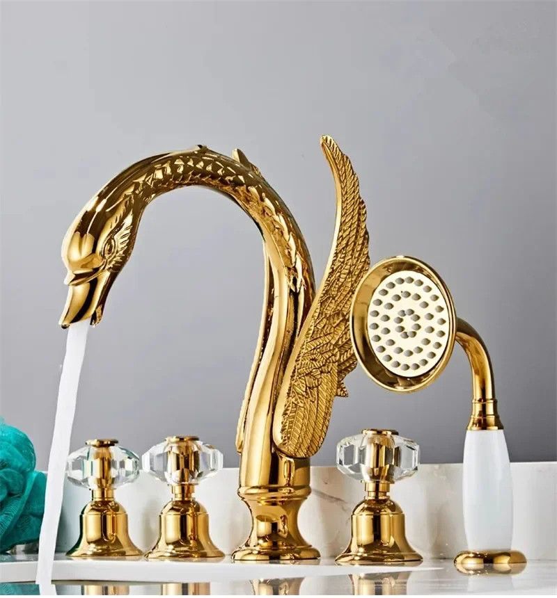 Vòi sen bồn tắm âm tường nóng lạnh mạ màu đen Miken MKS-17016B - Image 4
