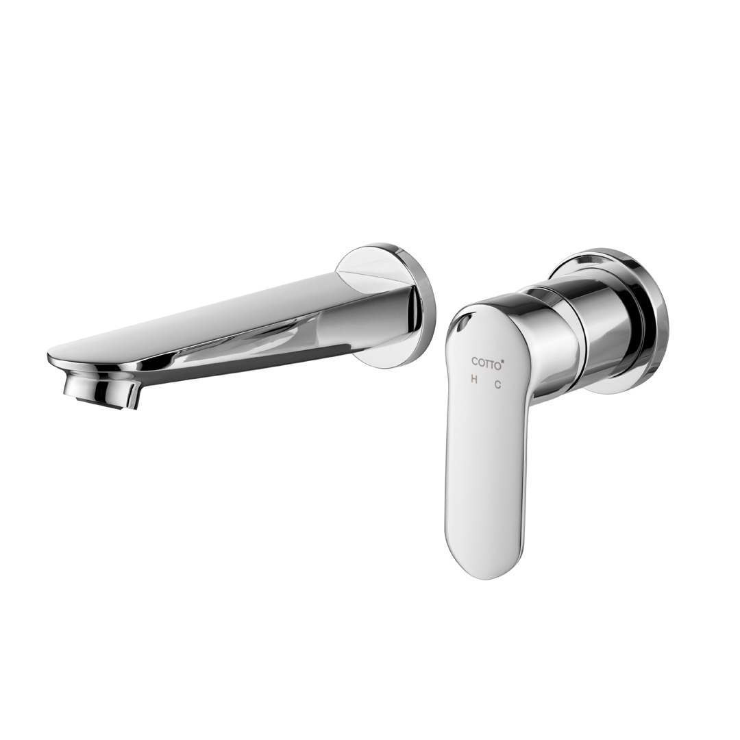 Vòi sen tắm bồn nóng lạnh 5 lỗ màu vàng Miken MKS-5007G - Image 5