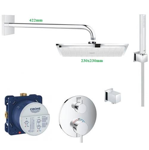 Vòi sen tắm đặt sàn Grohe 23491001 - Image 4
