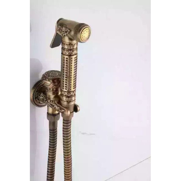 Vòi xịt vệ sinh nóng lạnh âm tường màu ghi Miken F-1301GR - Image 5